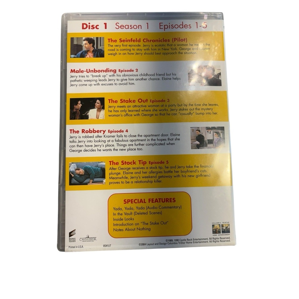 Seinfeld Seasons 1-3 DVD Set Sitcom Comedy Jerry Seinfield Sony‎ - Picture 3 of 16
